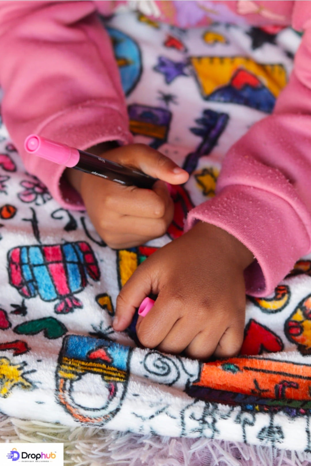 ColorCocoon™ Kids Coloring Blanket