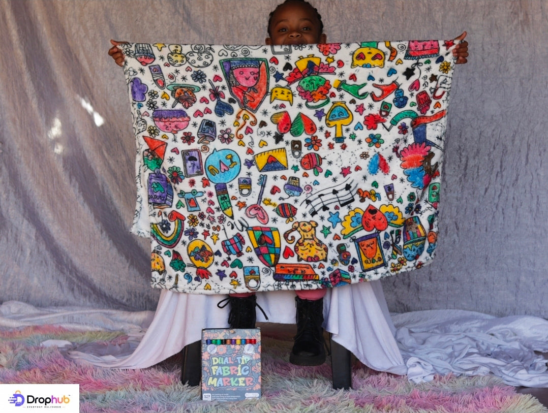 ColorBurst™ Coloring Blanket Kids Creative kit